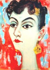 Diane  1960s oil.