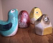 Ceramic Birds. 1950s.